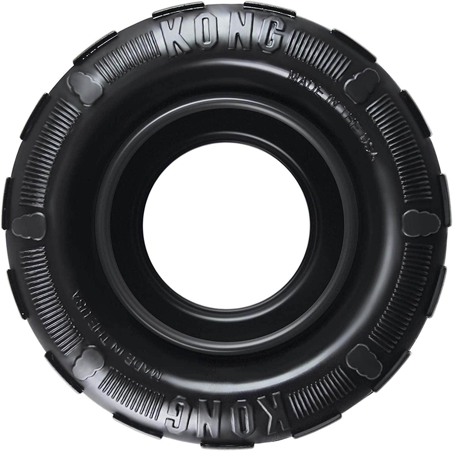 - Tires - Durable Rubber Chew Toy and Treat Dispenser for Power Chewers - for Medium/Large Dogs - Simply Petastic