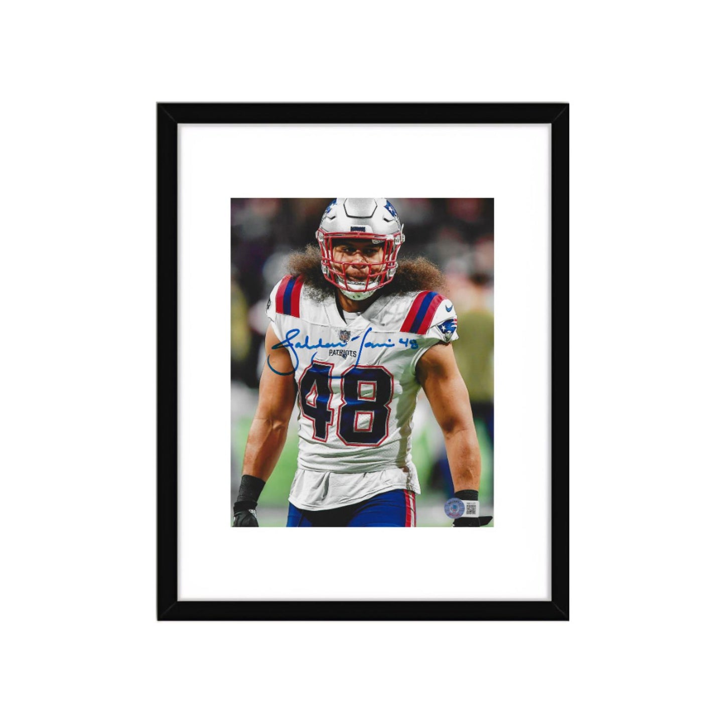 Jehlani Tavai New England Patriots 8x10 Photo Art Print   No Frame