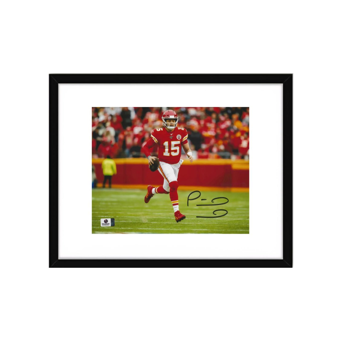 Patrick Mahomes Kansas City Chiefs Autographed 8x10 Photo Art Print W/ Frame A