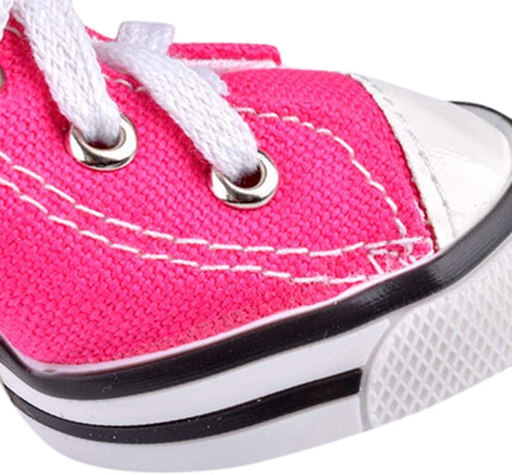 4 Pcs Pet Dog Puppy Canvas Sport Shoes, Sneaker Boots, Outdoor Nonslip Causal Shoes