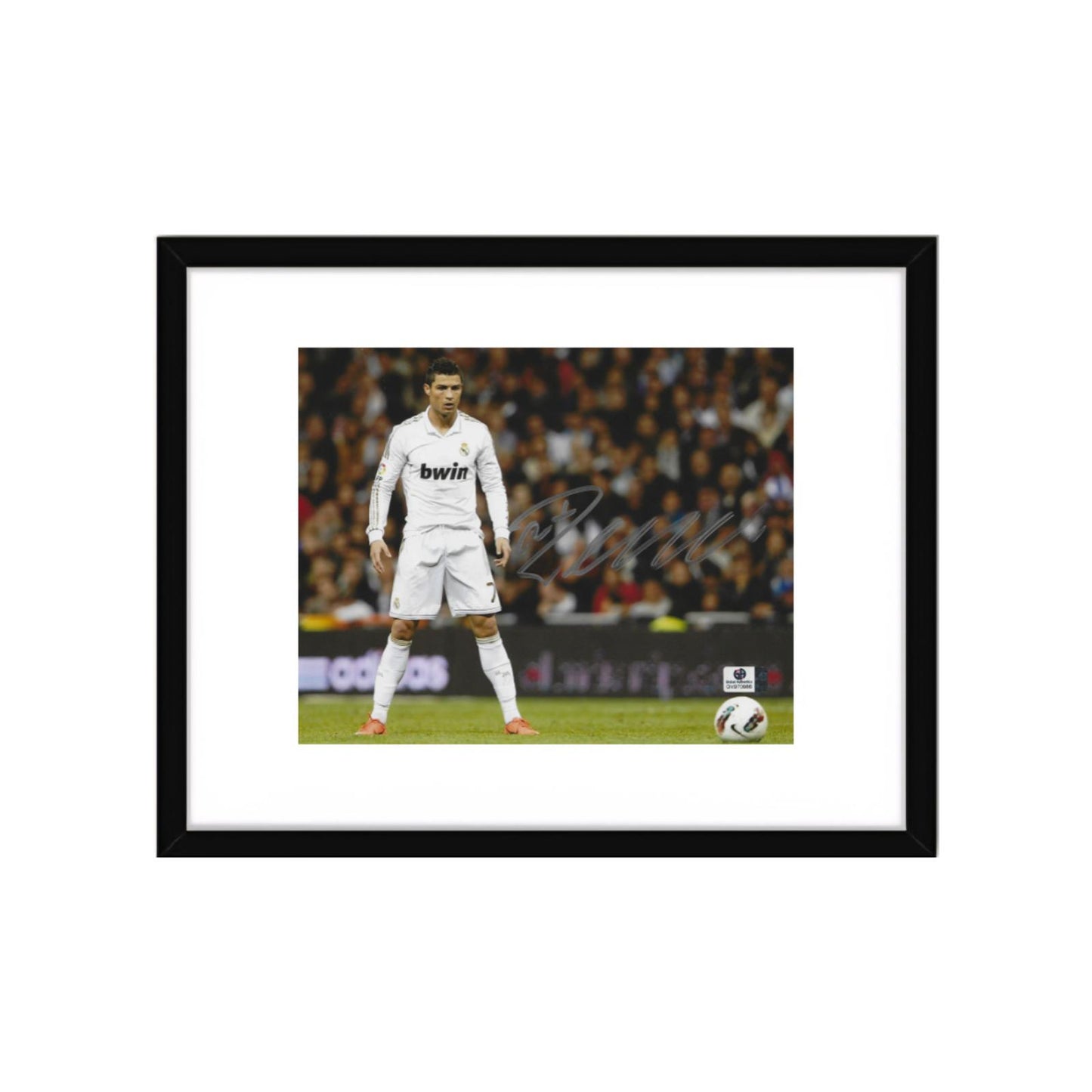 Cristiano Ronaldo Real Madrid Autographed 8x10 Photo Art Print   No Frame