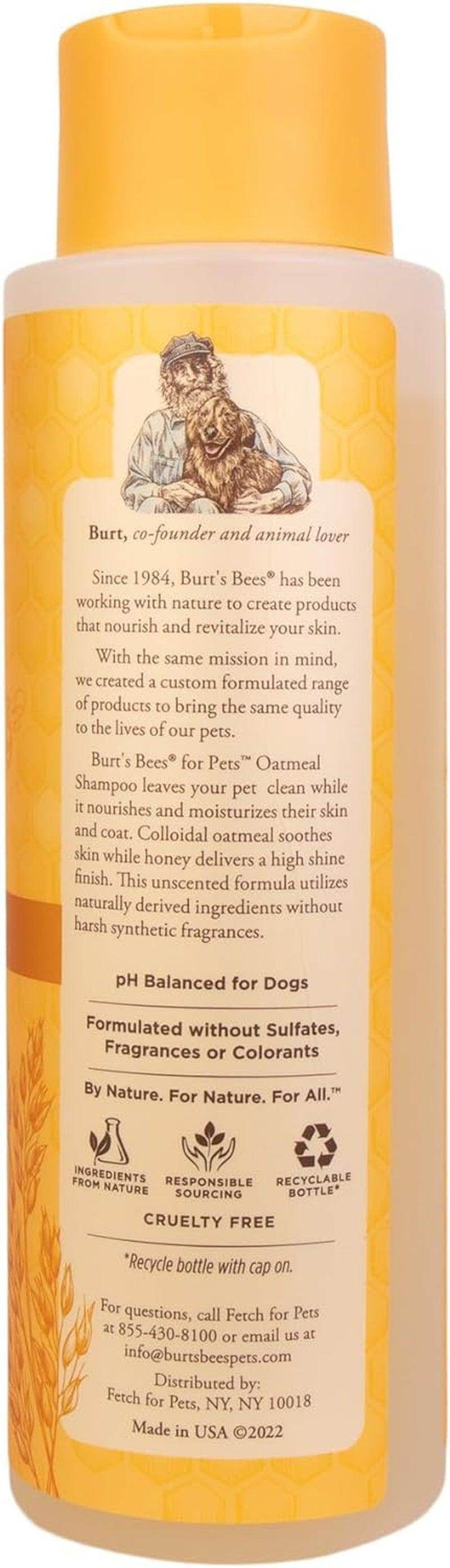 Burt's Bees Oatmeal Dog Shampoo: Colloidal Oat Flour & Honey - Simply Petastic