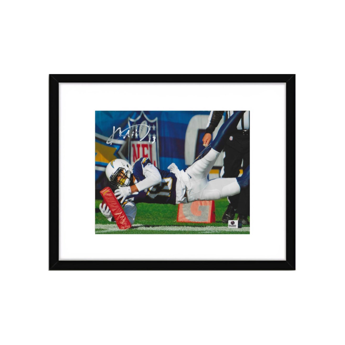 Keenan Allen Los Angeles Chargers Autographed 8x10 Photo Art Print W/ Frame
