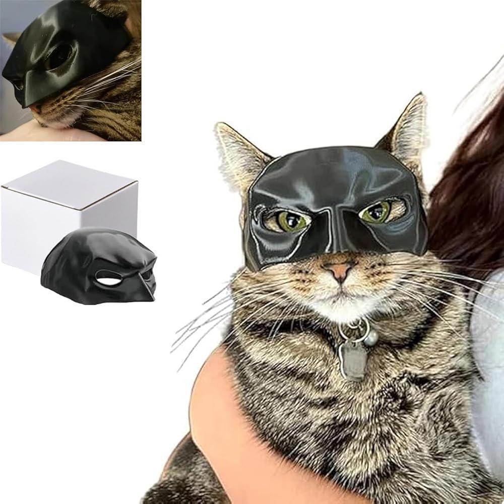 Superhero Cat Mask for TikTok Trends - Simply Petastic