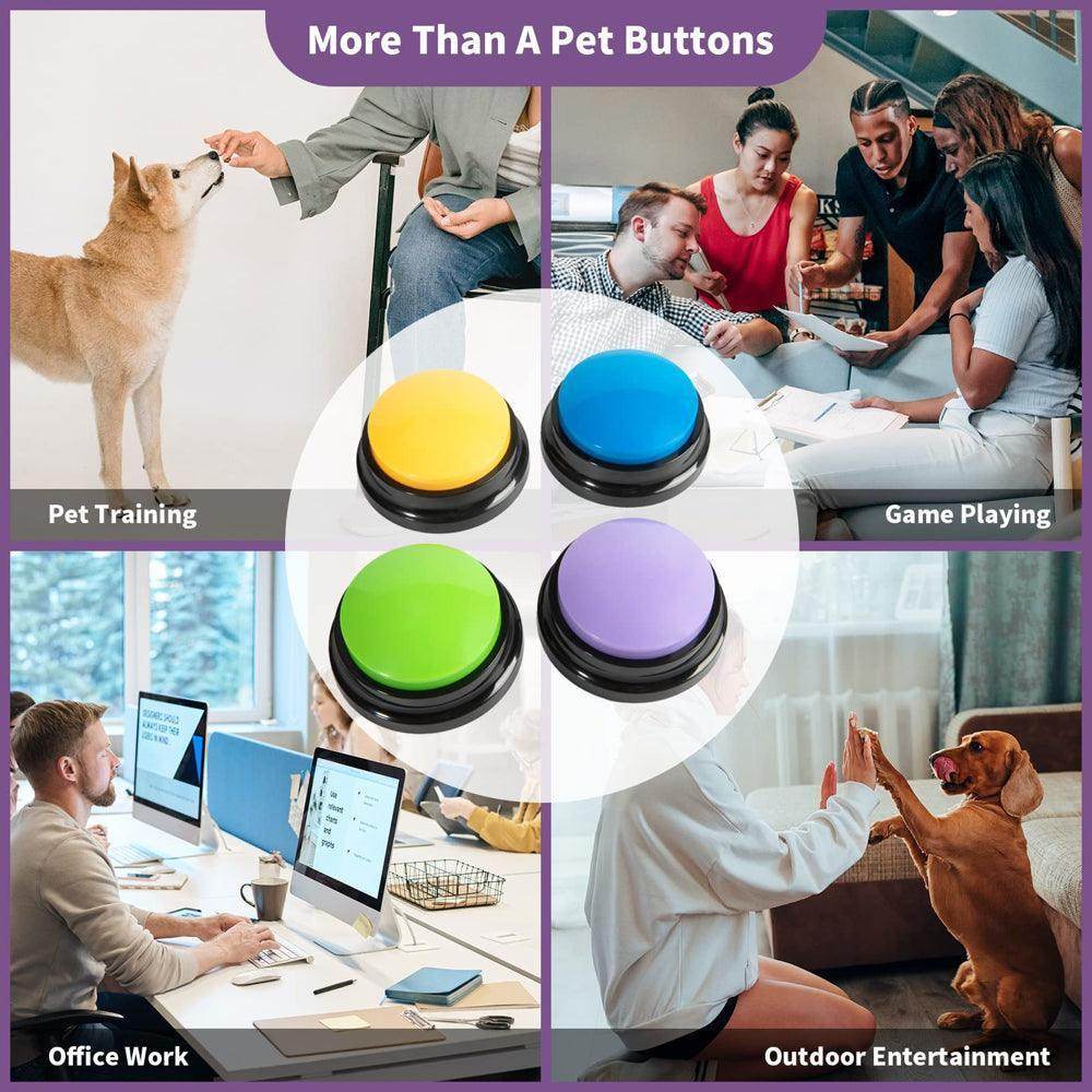 Recordable Pet Starter Talking Speaking Buttons Dog Training Communication Toys Interactive Toys for Cat Dog 1PCS - Simply Petastic