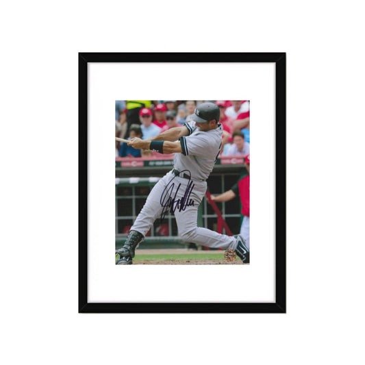 JORGE POSADA SIGNED 8X10 PHOTO New York Yankees Art Print W/ Frame