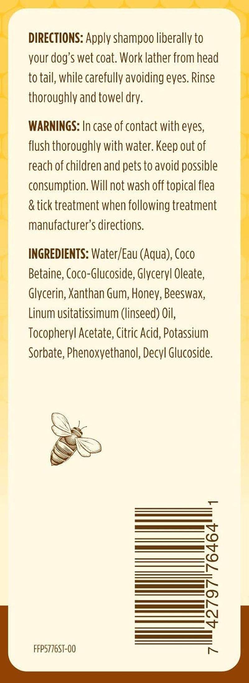 Natural Shed Control Shampoo with Omega 3 and Vitamin E | Shedding Dog Shampoo | Cruelty Free, Sulfate & Paraben Free, Ph Balanced for Dogs - Made in USA, 16 Ounces - Simply Petastic