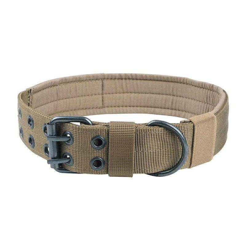 2" Wide Tactical Heavy Duty Nylon Large Dog Collar K9 Military with Metal Buckle - Simply Petastic