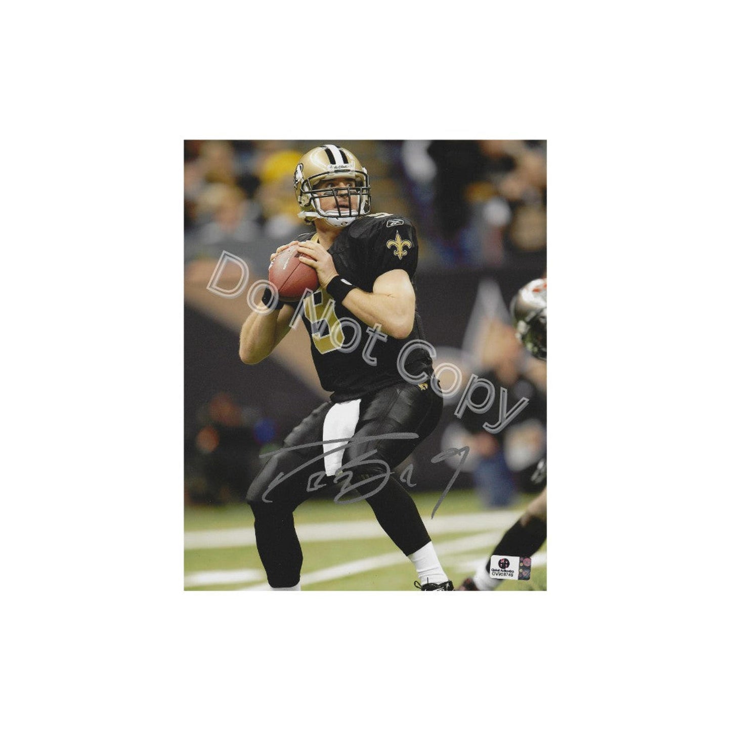 Drew Brees New Orleans Saints Autographed 8x10 Photo Art Print   No Frame