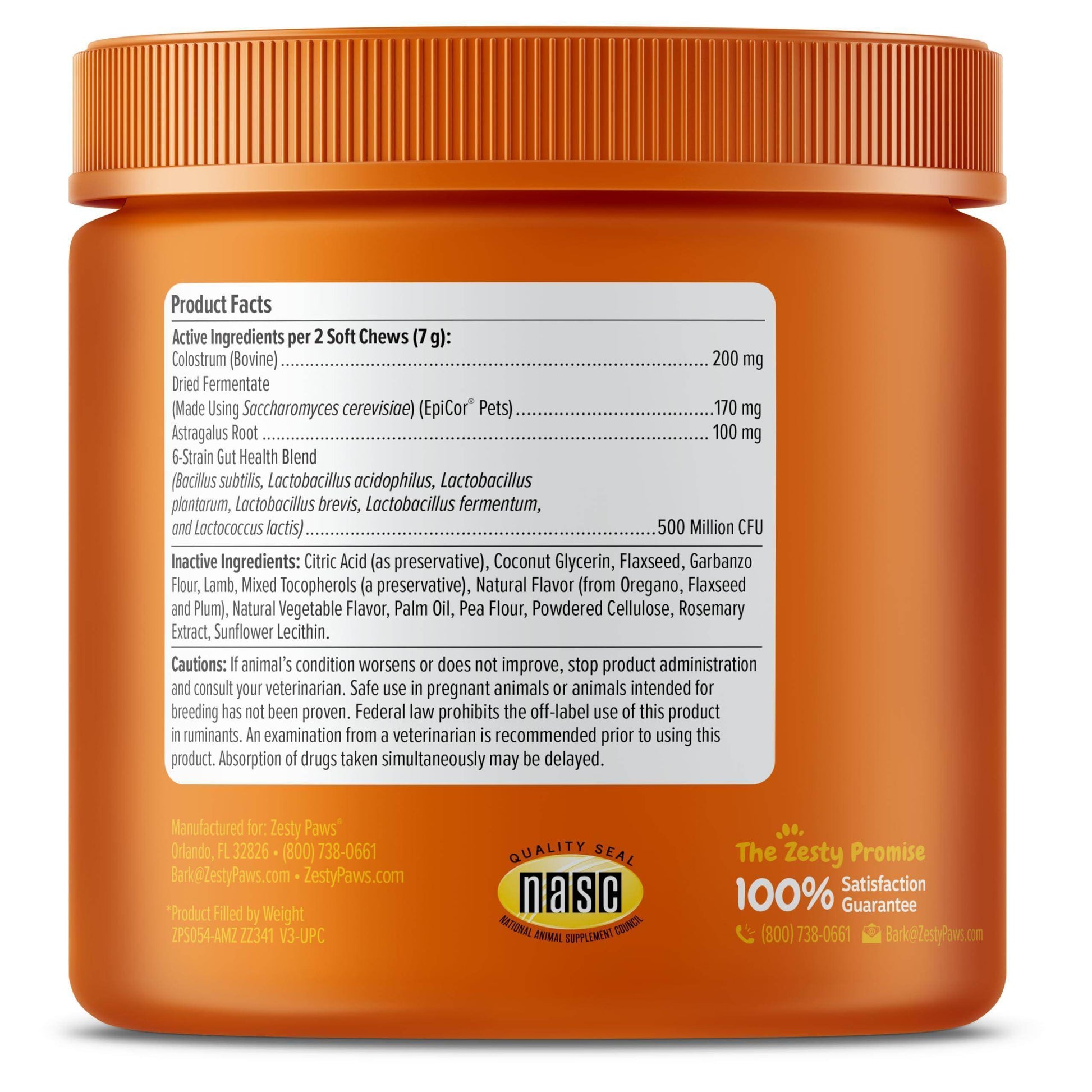 Zesty Paws Dog Allergy Relief - Anti Itch Supplement - Omega 3 Probiotics for Dogs - Digestive Health - Soft Chews for Skin & Seasonal Allergies - with Epicor Pets - Lamb - 90 Count - Simply Petastic