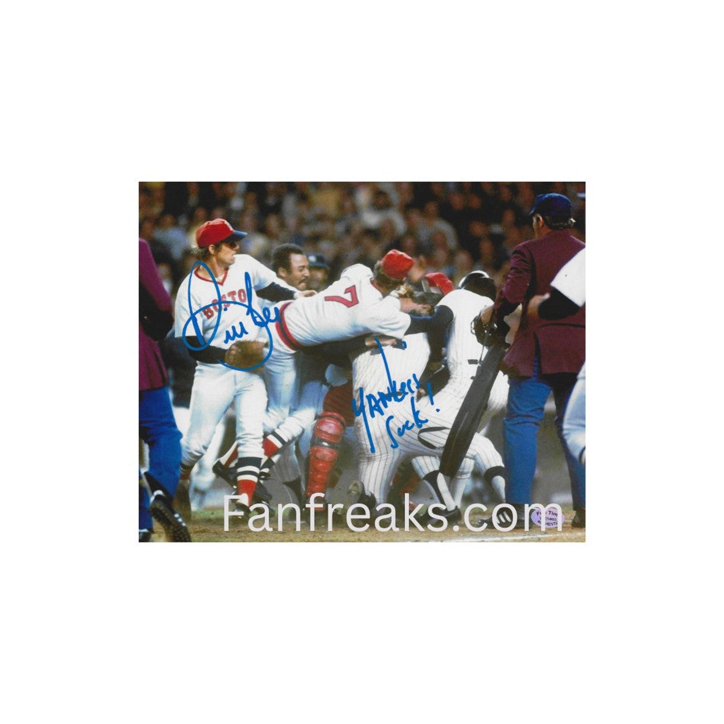Bill Lee Boston Red Sox Autographed 8x10 Photo Art Print   No Frame