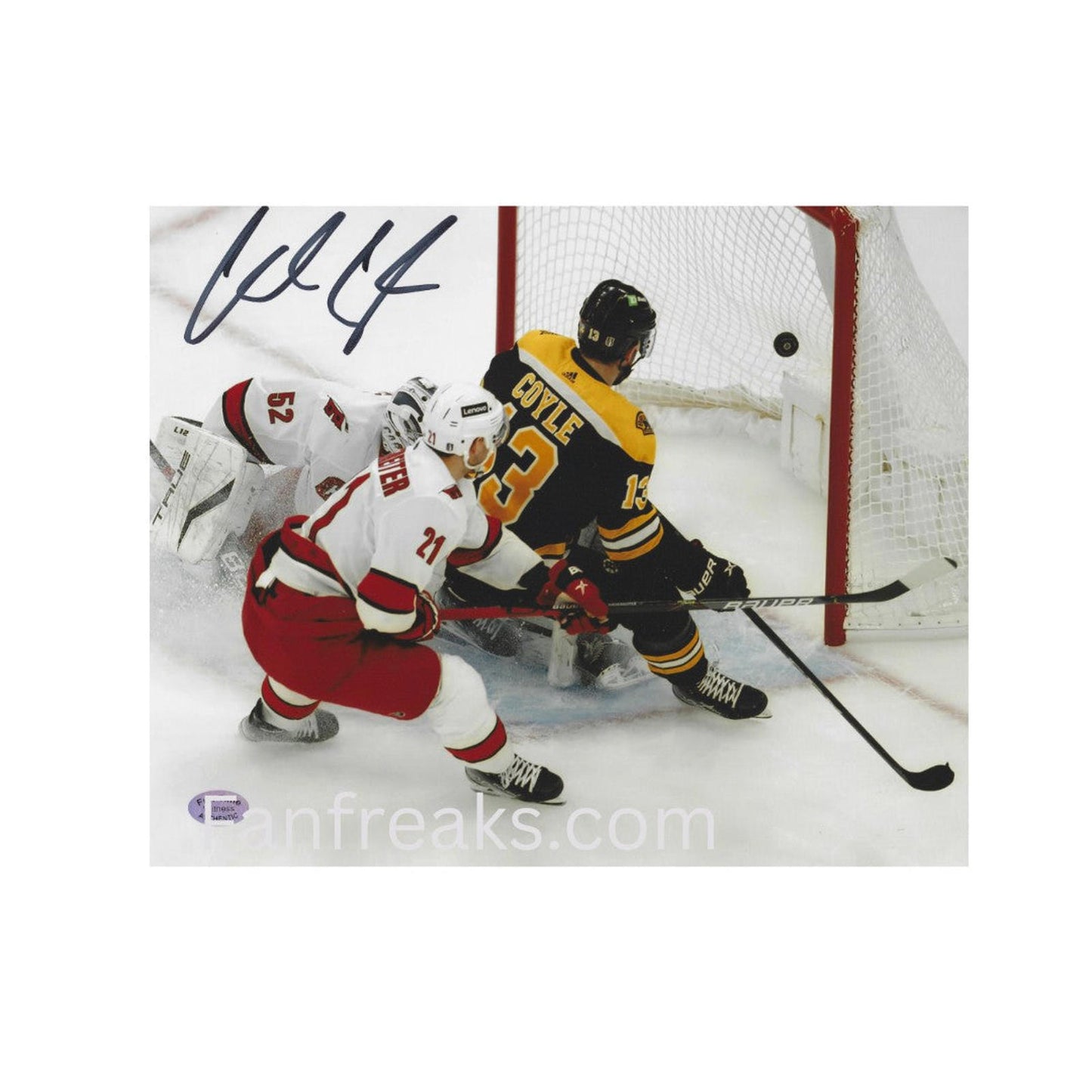 Charlie Coyle Boston Bruins Autographed 8x10 Photo Art Print   No Frame