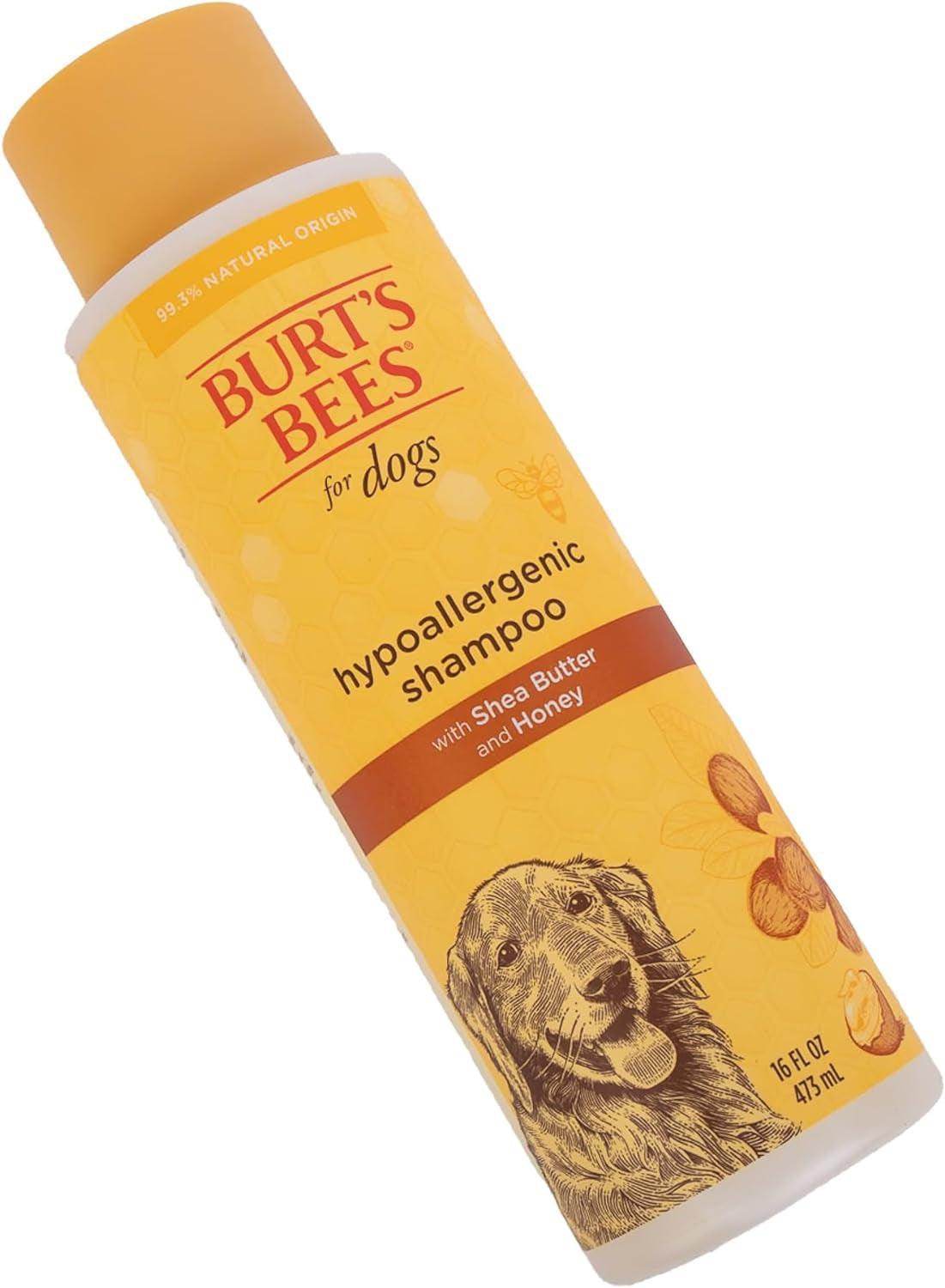Natural Hypoallergenic Shampoo with Shea Butter and Honey for All Dogs and Puppies with Dry or Sensitive Skin | Made in the USA | 16 Ounces - Simply Petastic
