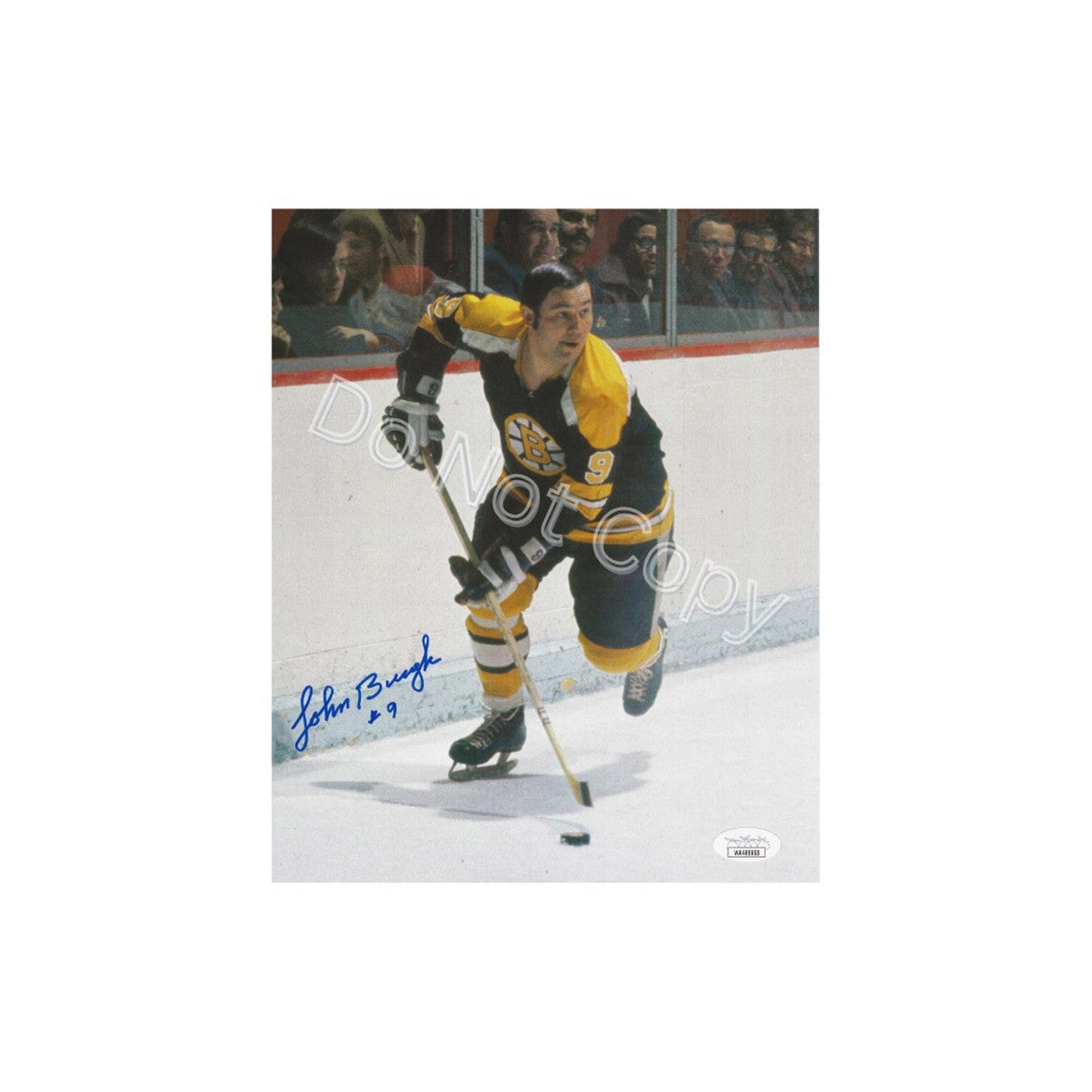 Johnny Bucyk Boston Bruins Autographed 8x10 Photo Art Print W/ Frame