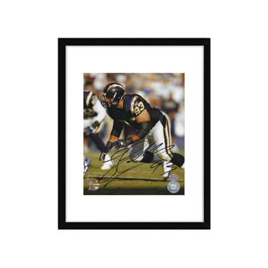 Luis Castillo San Diego Chargers Autographed 8x10 Photo Art Print   No Frame