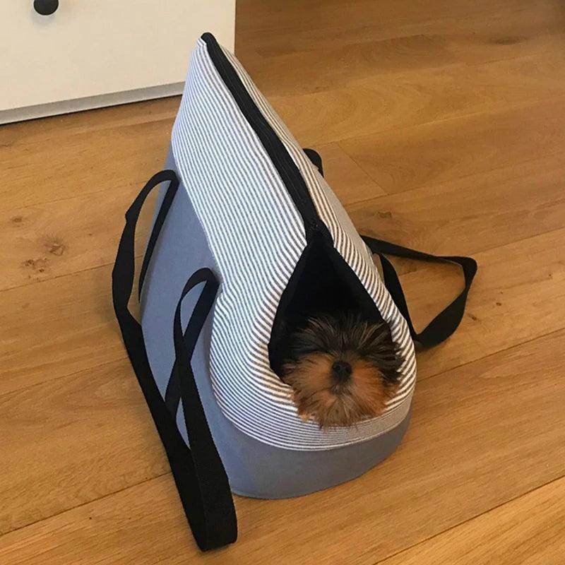 Foldable Travel Outdoor Dog Cat Carrier Bag Portable Breathable Pet Handbag Puppy Tote Slings Front Bags Satchel - Simply Petastic