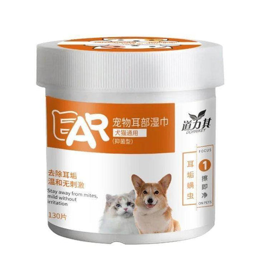Premium Pet Ear or Eye Wet Wipe for Dog Cat Pet Cleaning - Simply Petastic