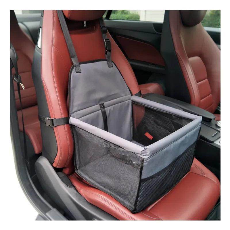 Waterproof Collapsible Folding Safety Sturdy Pet Puppy Dog Cat Car Booster Seat Safety Box Seat Belt - Simply Petastic