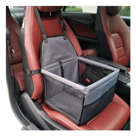 Waterproof Collapsible Folding Safety Sturdy Pet Puppy Dog Cat Car Booster Seat Safety Box Seat Belt - Simply Petastic