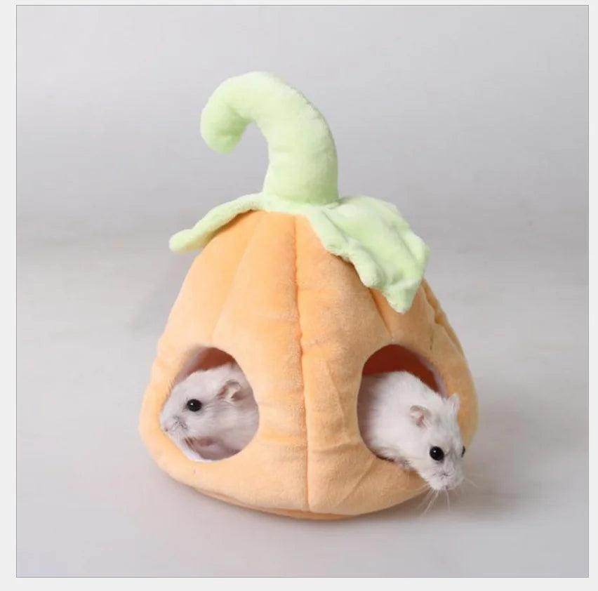 Winter Hanging Fruit House Novelty Pet Bed Hammock Soft Warm Nest for Hamster And Small Animals Cute And Cozy - Simply Petastic