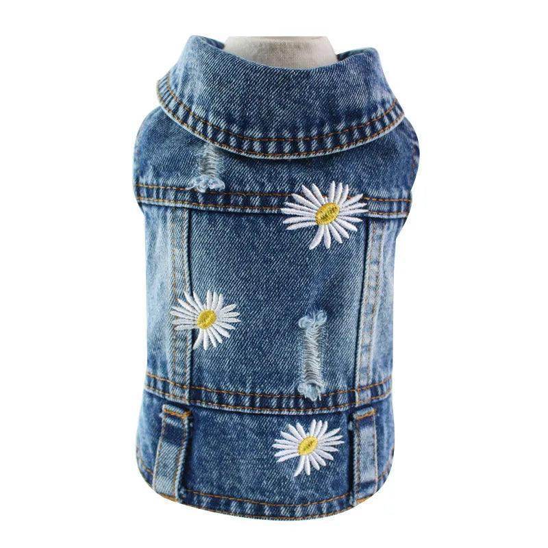 Cute denim dog jacket - Simply Petastic