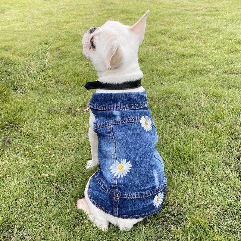 Cute denim dog jacket - Simply Petastic