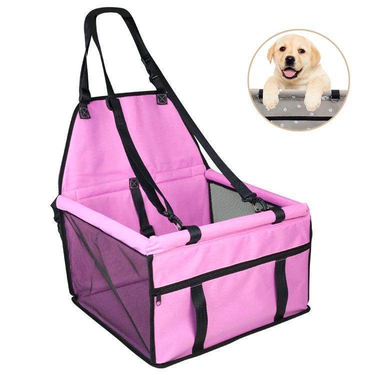 Waterproof Collapsible Folding Safety Sturdy Pet Puppy Dog Cat Car Booster Seat Safety Box Seat Belt - Simply Petastic