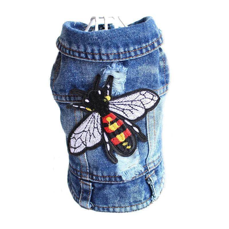 Cute denim dog jacket - Simply Petastic