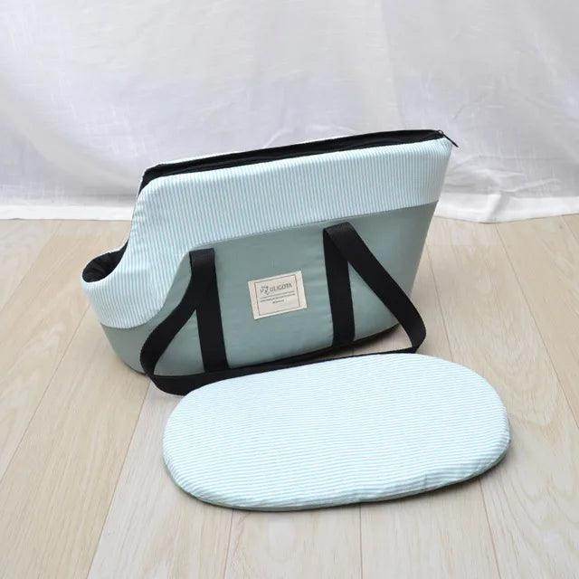 Foldable Travel Outdoor Dog Cat Carrier Bag Portable Breathable Pet Handbag Puppy Tote Slings Front Bags Satchel - Simply Petastic