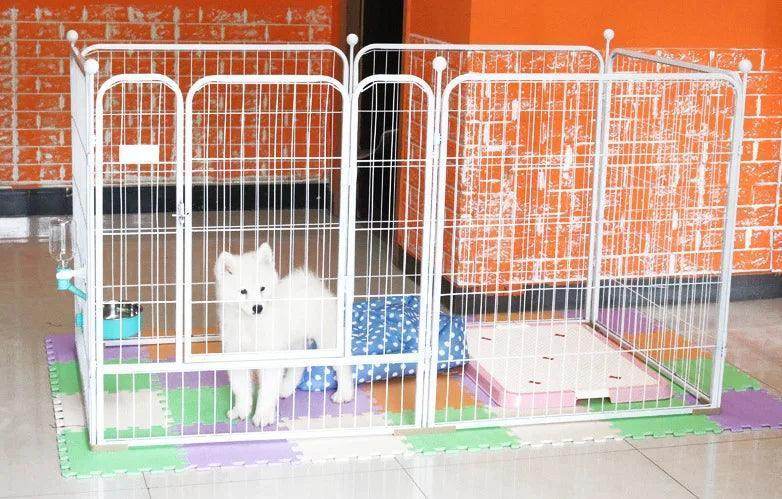420 5 Sizes Medium Large Dog Fence Square Tube Multifunctional Dog Outdoor Play Pen Pet Cages - Simply Petastic