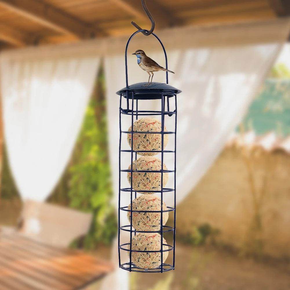 Bird Feeder Dumpling Grease Ball Outdoor Tree Hanging Bird Feeder Food Dispenser For For The Year-round Feeding Small Wild Birds - Simply Petastic