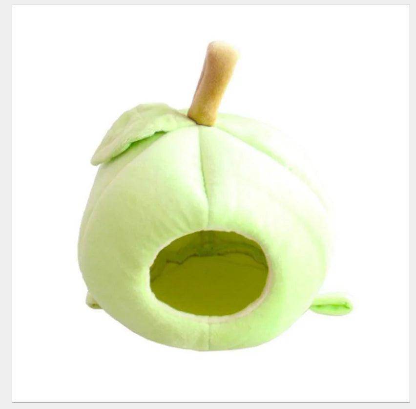 Winter Hanging Fruit House Novelty Pet Bed Hammock Soft Warm Nest for Hamster And Small Animals Cute And Cozy - Simply Petastic