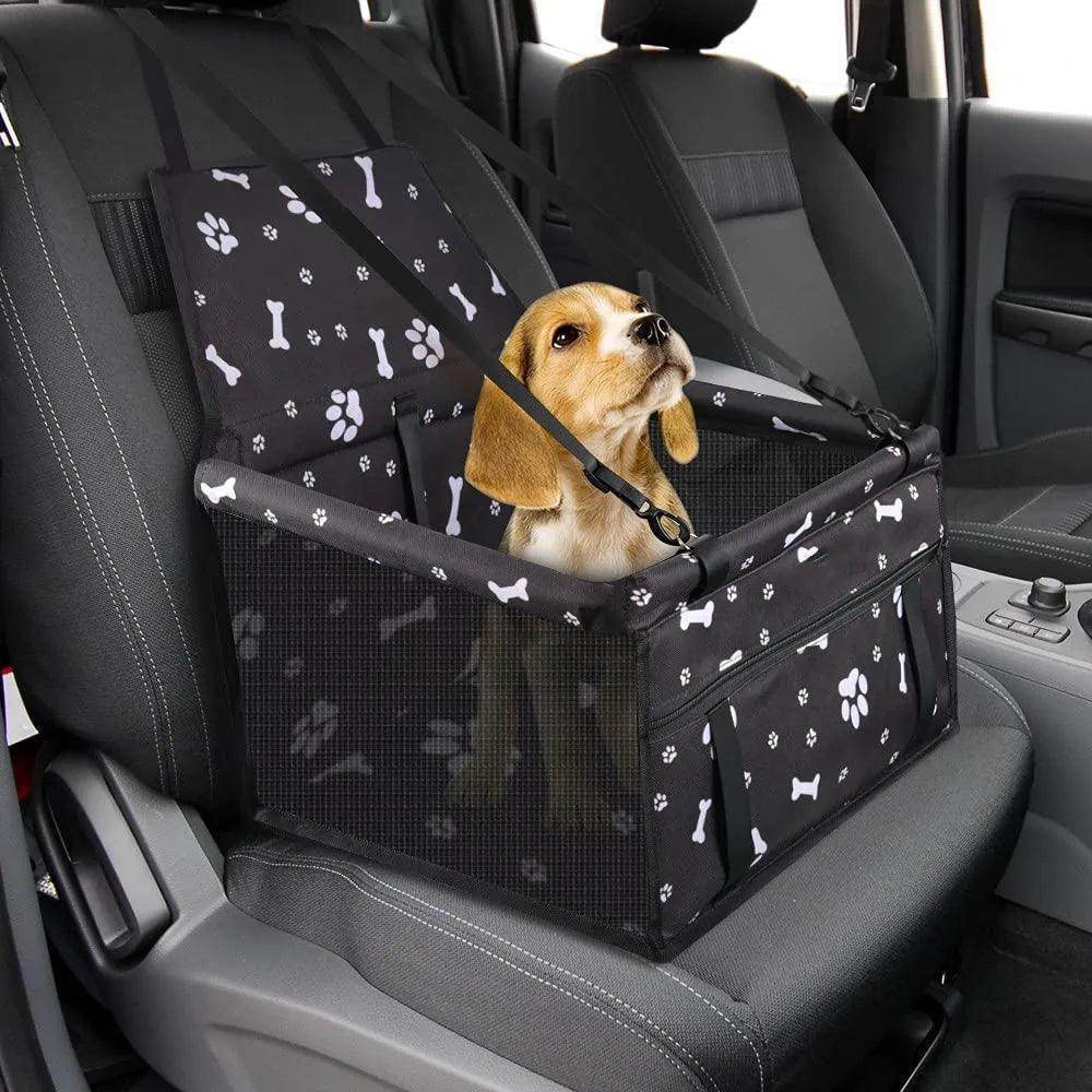 Waterproof Collapsible Folding Safety Sturdy Pet Puppy Dog Cat Car Booster Seat Safety Box Seat Belt - Simply Petastic
