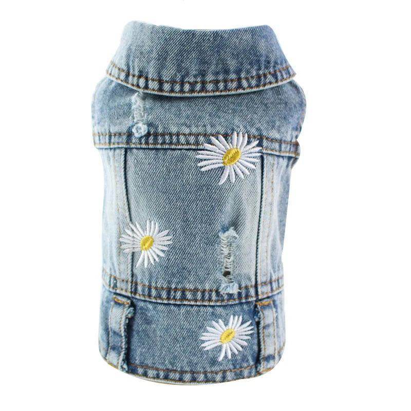 Cute denim dog jacket - Simply Petastic