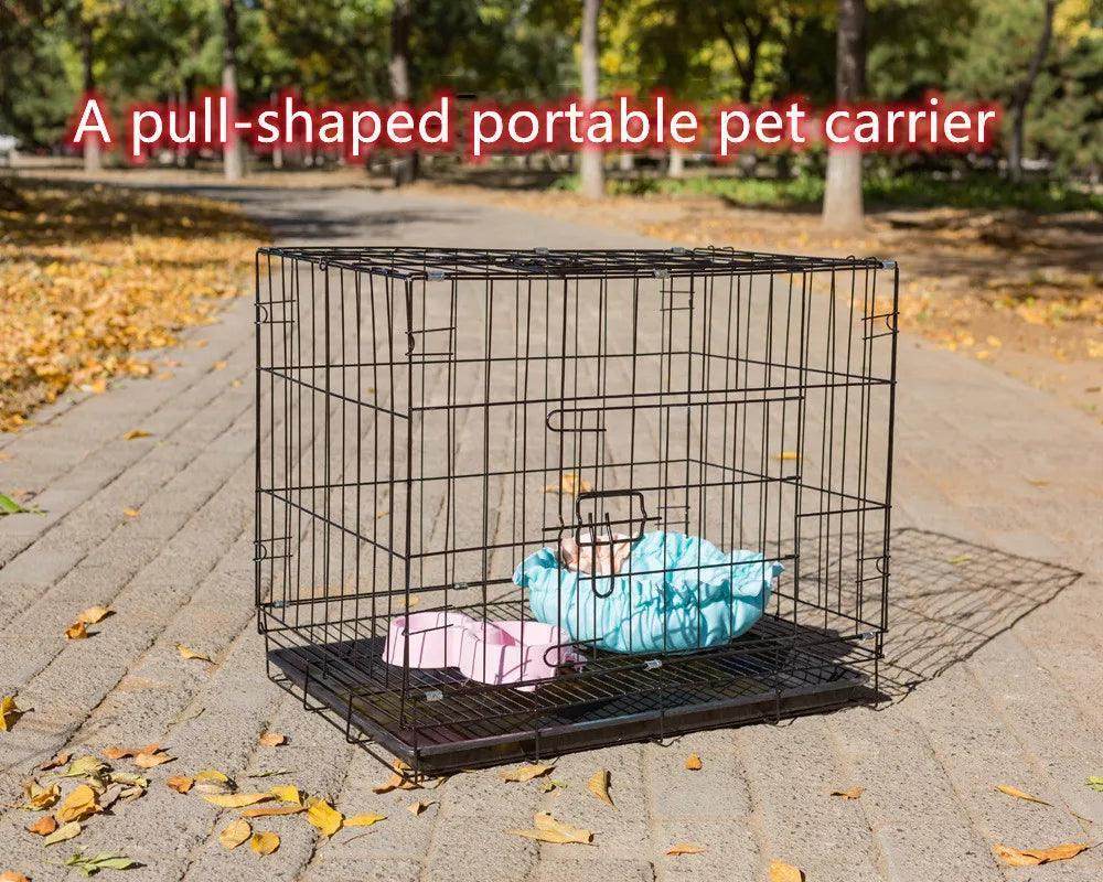 Real Fort Foldable Steel Wire Mesh Cage Popular Products Crate Dog Kennel for Outdoor - Simply Petastic