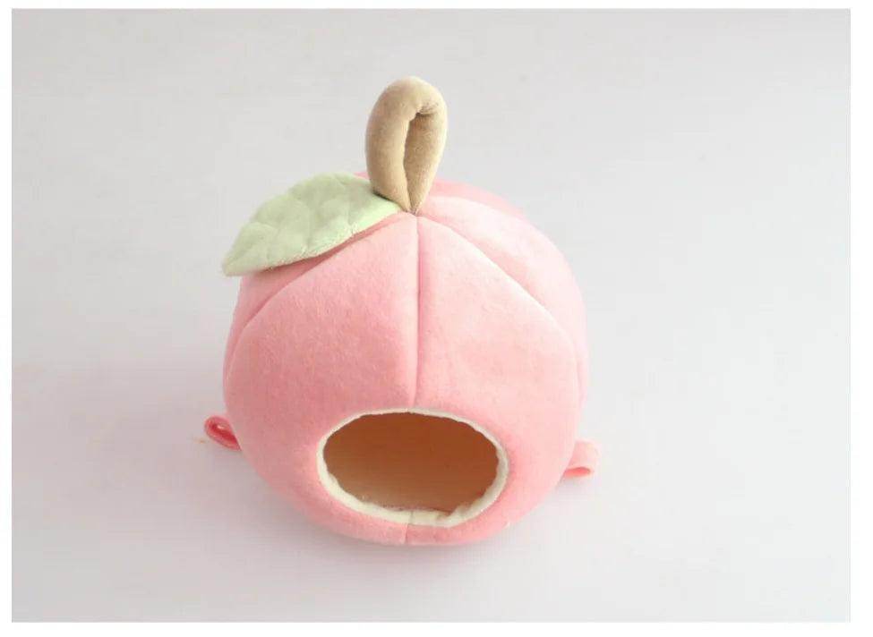 Winter Hanging Fruit House Novelty Pet Bed Hammock Soft Warm Nest for Hamster And Small Animals Cute And Cozy - Simply Petastic