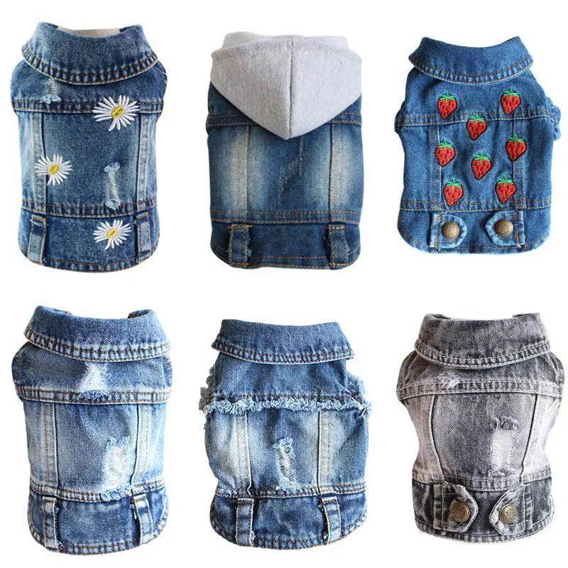 Cute denim dog jacket - Simply Petastic