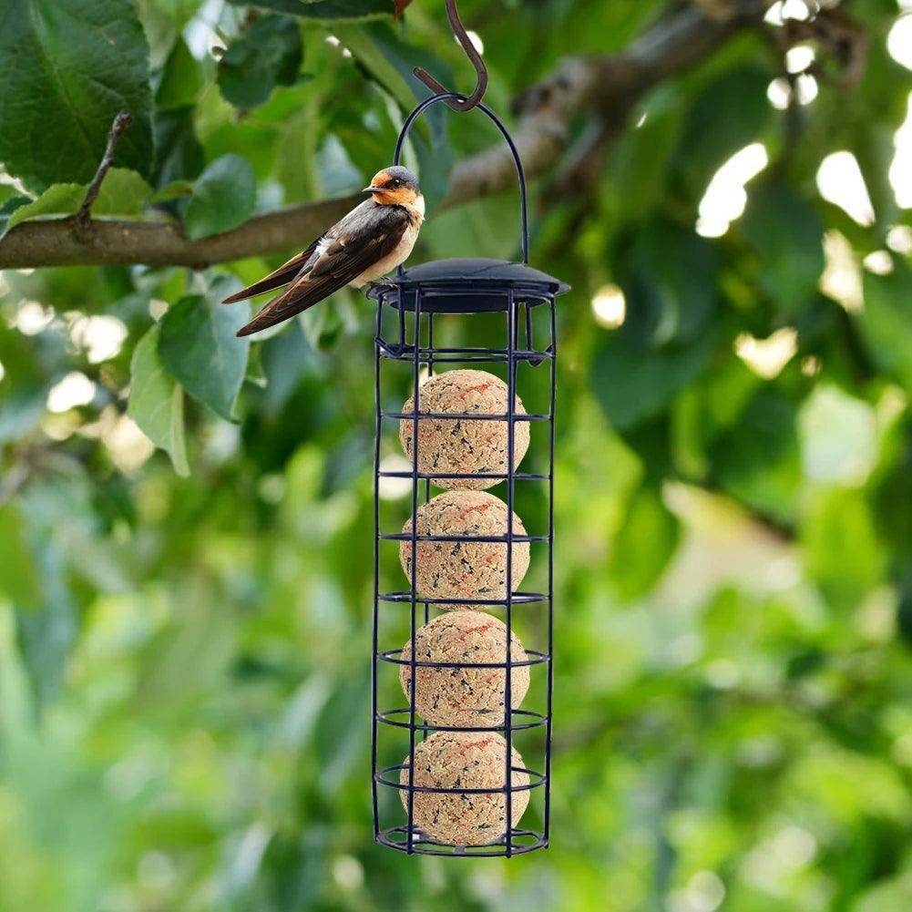 Bird Feeder Dumpling Grease Ball Outdoor Tree Hanging Bird Feeder Food Dispenser For For The Year-round Feeding Small Wild Birds - Simply Petastic