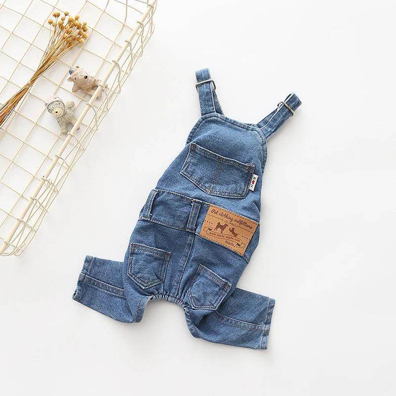 Fashion Pet Jean Overalls for Small Medium Dogs - Simply Petastic