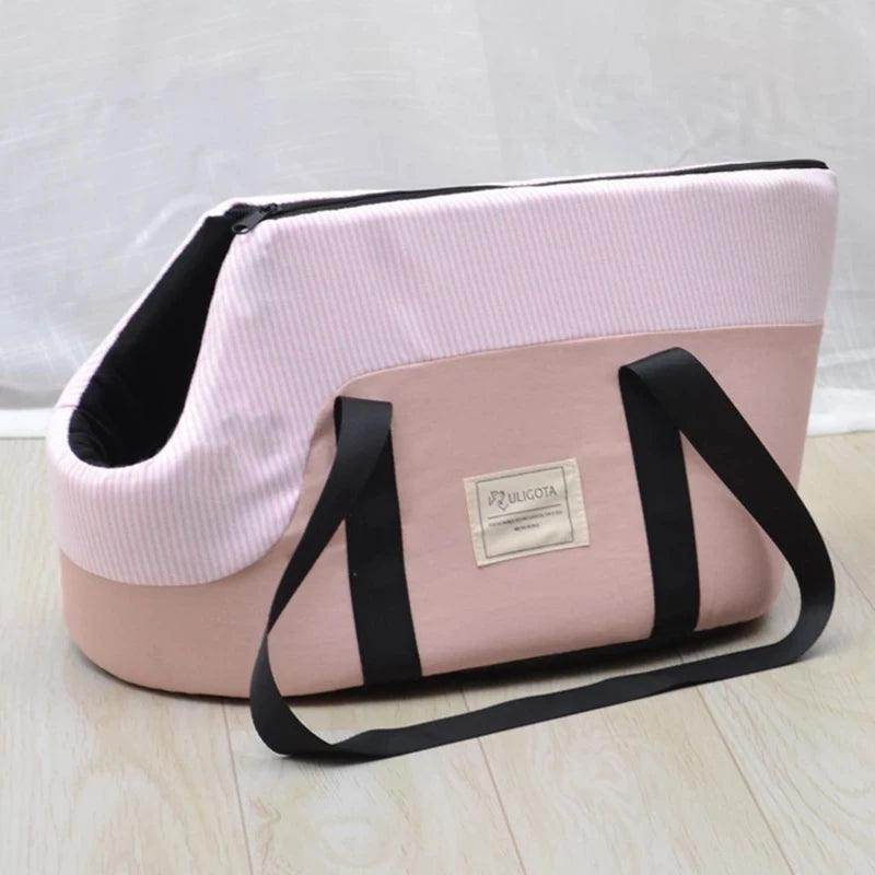 Foldable Travel Outdoor Dog Cat Carrier Bag Portable Breathable Pet Handbag Puppy Tote Slings Front Bags Satchel - Simply Petastic