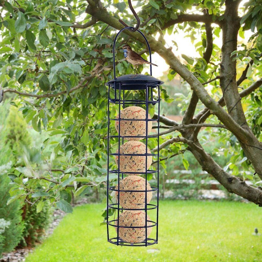 Bird Feeder Dumpling Grease Ball Outdoor Tree Hanging Bird Feeder Food Dispenser For For The Year-round Feeding Small Wild Birds - Simply Petastic