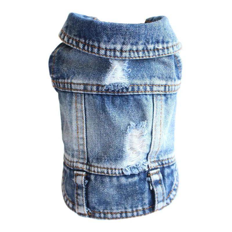 Cute denim dog jacket - Simply Petastic