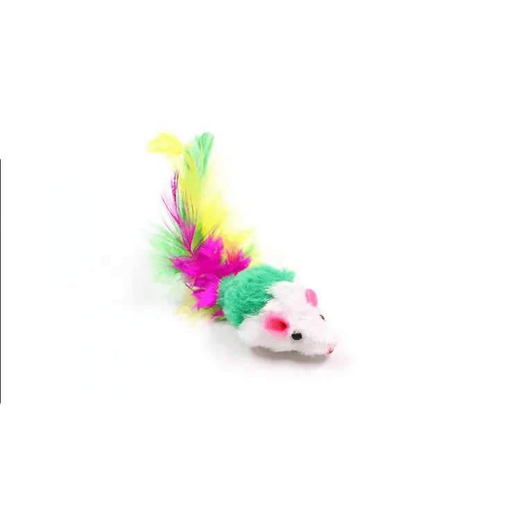 Multi Variety Mouse Spring Ball Cat Toys 24 Pack With Tunnel - Simply Petastic