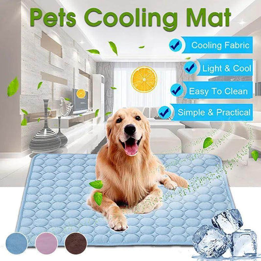 Dog Mat Cooling Summer Pad Mat For Dogs Cat Blanket Sofa Breathable Pet Dog Bed Summer Washable For Small Medium Large Dogs Car - Simply Petastic