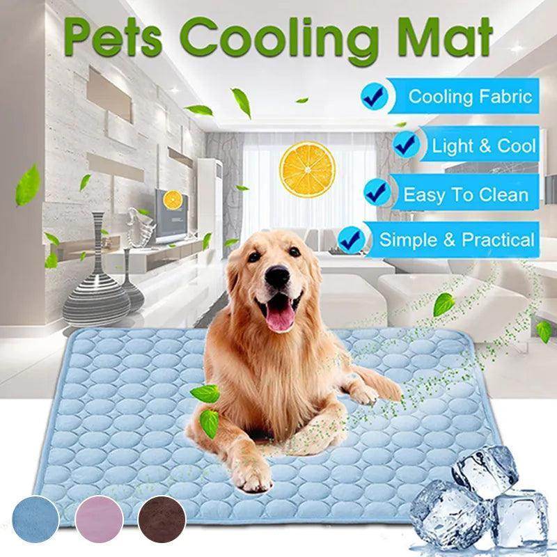 Dog Mat Cooling Summer Pad Mat For Dogs Cat Blanket Sofa Breathable Pet Dog Bed Summer Washable For Small Medium Large Dogs Car - Simply Petastic
