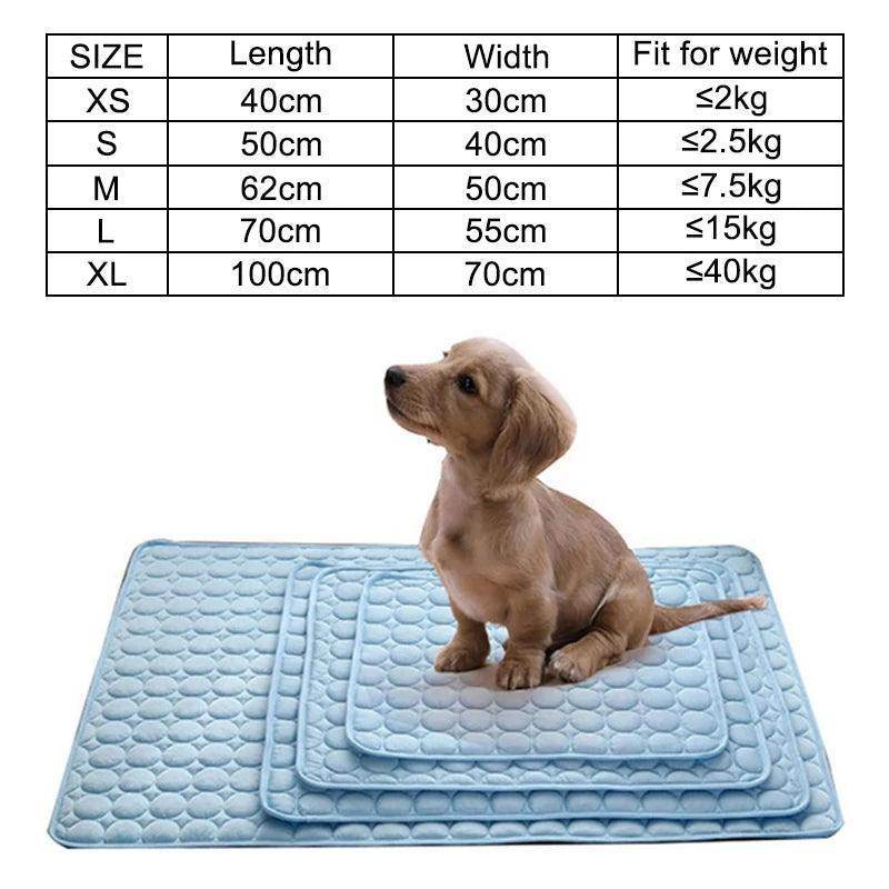 Dog Mat Cooling Summer Pad Mat For Dogs Cat Blanket Sofa Breathable Pet Dog Bed Summer Washable For Small Medium Large Dogs Car - Simply Petastic