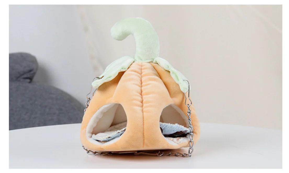 Winter Hanging Fruit House Novelty Pet Bed Hammock Soft Warm Nest for Hamster And Small Animals Cute And Cozy - Simply Petastic