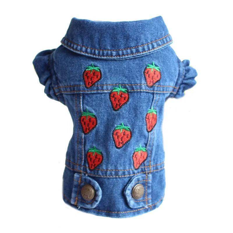 Cute denim dog jacket - Simply Petastic