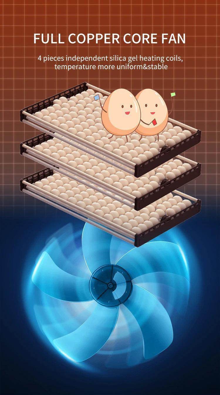 Fully Automatic Chicken Egg Incubator Hatchery Machine 1000 Eggs Incubator - Simply Petastic