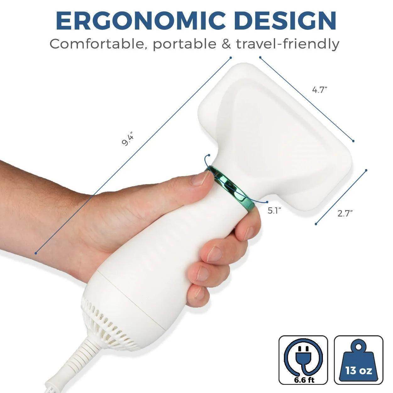 2 in 1 Pet Grooming Dryer Brush for Dog and Cat Adjustable Temperature Dog Hair Dryer - Simply Petastic